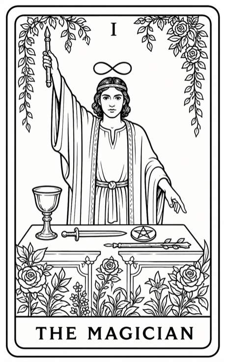 The Magician tarot card