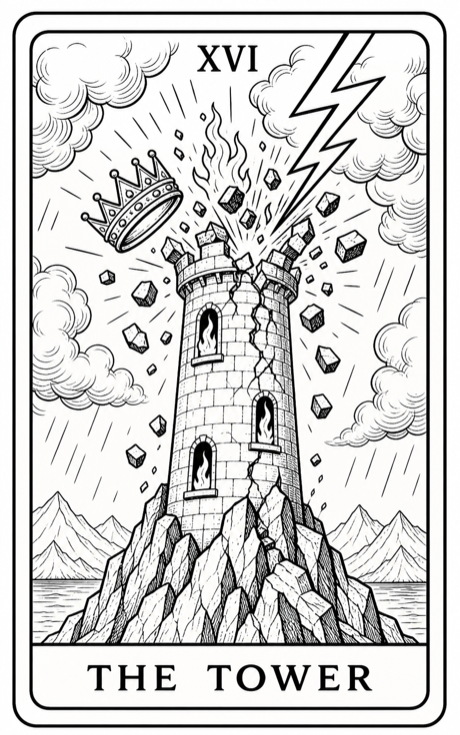 The Tower tarot card