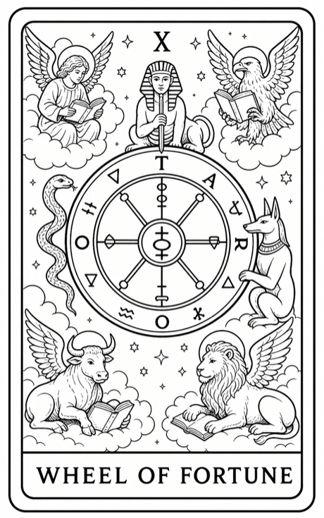 Wheel of Fortune tarot card